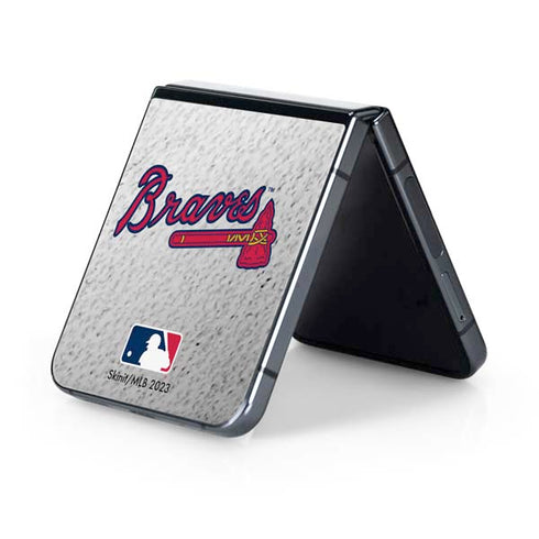 MLB Atlanta Braves Game Ball Galaxy Z Flip5 5G Skin